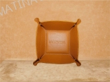 Square Leather Catchall