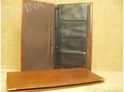 Business Card Case - Leather with mechanism