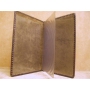 Full page embossed leather menu cover